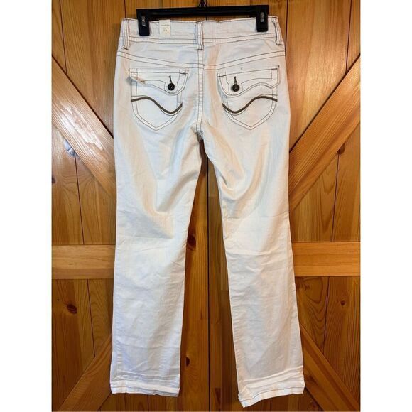 Maurices Jeans Size 3/4 White Denim Nwt (4667) Read - Picture 5 of 8